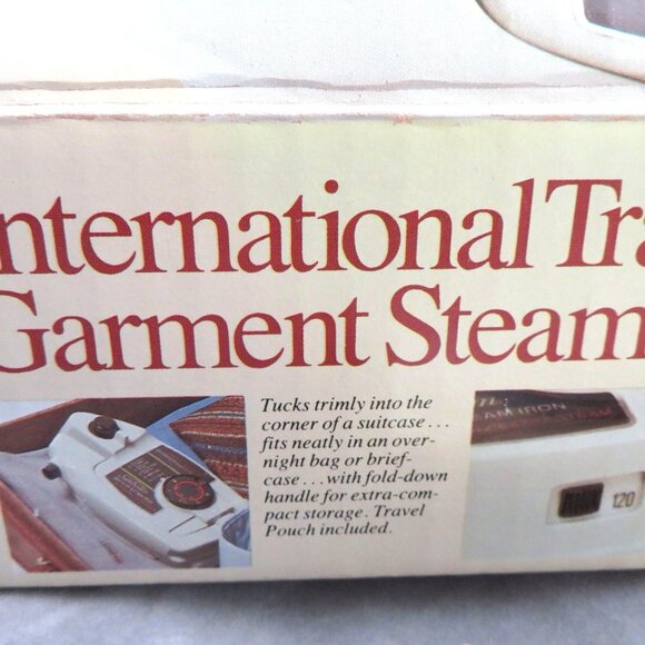Sunbeam International Travel Iron/Garment Steamer 10069 Gray Compact Dual Voltag - Picture 4 of 16
